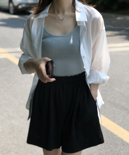 ブラウス シャツ バックリボン軽やかワイドシアーシャツ レディース ブラウス シャツ バックリボン軽やかワイドシアーシャツ