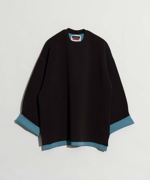 「MAISON SPECIAL」 長袖ニット 0 ブラウン メンズ