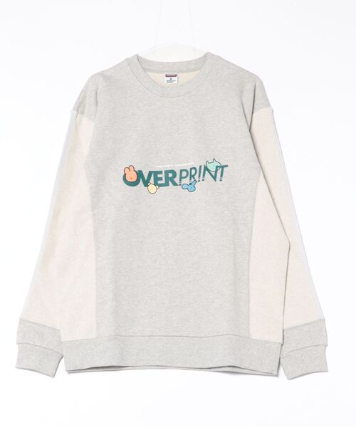トレーナー スウェット overprint/オーバープリント/naenano back pile sweats1 レディース メンズ