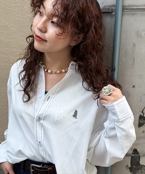 DOUBLE NAME（ダブルネーム） ブラウス シャツ 「m:rex」ミニ恐竜