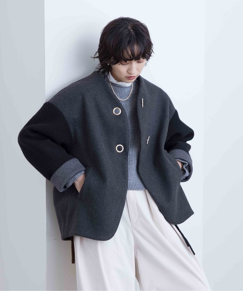 Eimee Law（エイミーロウ） ノーカラージャケット 38 アイボリー