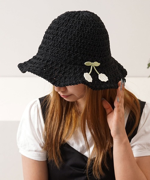 新品未使用✨KAPITAL キャピタル　ストローハット　スーベニア刺繍 帽子 ハット ワイヤー入り ストローハット / Wire Straw Hat