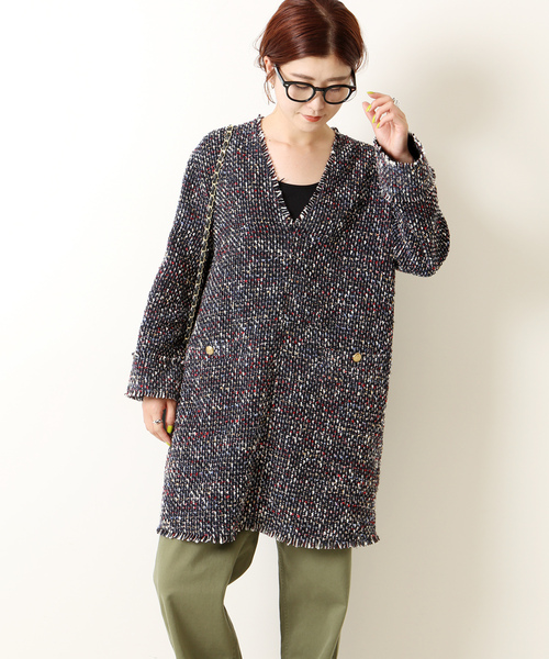 「Spick & Span」 長袖ブラウス FREE ネイビー レディース