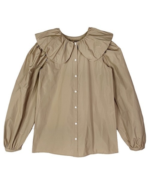 ブラウス シャツ balloon collar blouse レディース