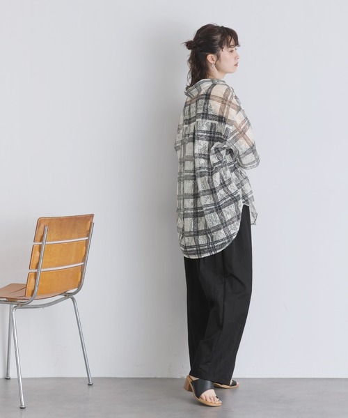 Yeoun パンツ タフタウエストドローコードコクーンパンツ レディース