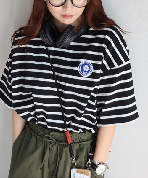 「COURO」 半袖Tシャツ L オートミール レディース