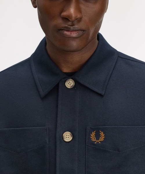 FRED PERRY（フレッドペリー） シャツ Brushed Twill Overshirt