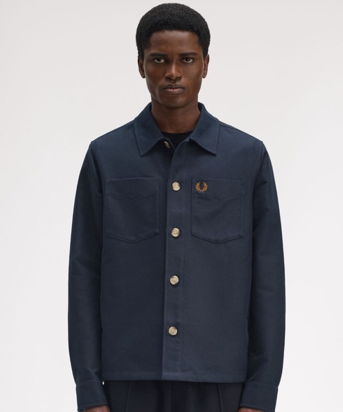 FRED PERRY（フレッドペリー） シャツ Brushed Twill Overshirt