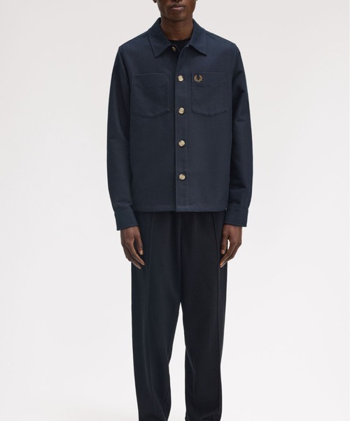 FRED PERRY（フレッドペリー） シャツ Brushed Twill Overshirt