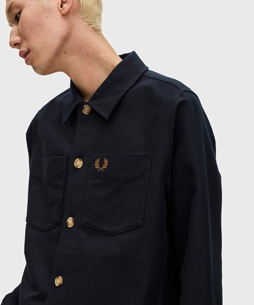 FRED PERRY（フレッドペリー） シャツ Brushed Twill Overshirt