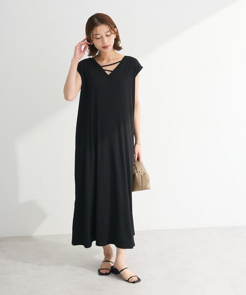 Green Parks ワンピース 前後2WAYウエストタックワンピース