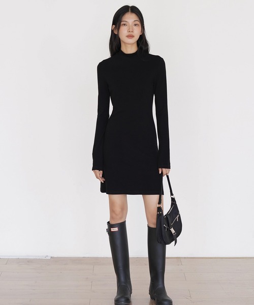 EIGHTHMONTH ワンピース タートルミニワンピース EM25a022