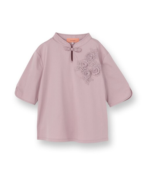 【新作／チャイナカラー】半袖プルオーバー SunaUna tシャツ 「新作／チャイナカラー」半袖プルオーバー