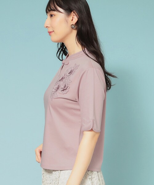 【新作／チャイナカラー】半袖プルオーバー SunaUna tシャツ 「新作／チャイナカラー」半袖プルオーバー