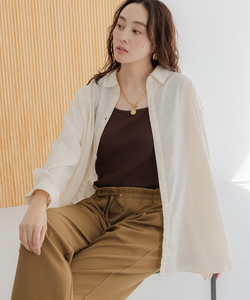 Elura（エルーラ） ブラウス シャツ アイロンいらずドライシャツ