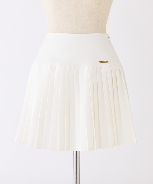 「one after another NICE CLAUP」 プリーツスカート SMALL ベージュ レディース_画像2