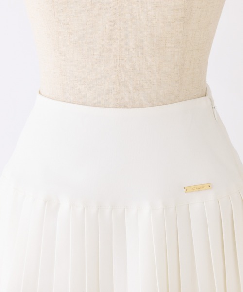 「one after another NICE CLAUP」 プリーツスカート SMALL ベージュ レディース_画像4