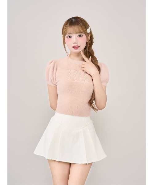 Darich ファンシービーズDDロゴニットトップス IVO 新品未使用 ダーリッチ Darich ファンシービーズDDロゴニットトップス