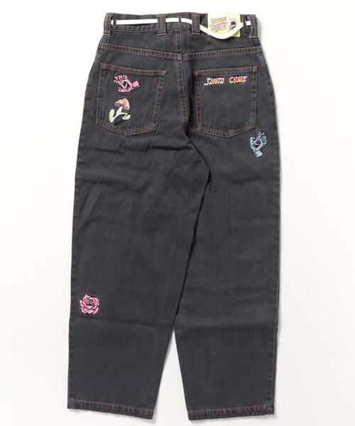 「SANTA CRUZ」 デニムパンツ L ブラック レディース