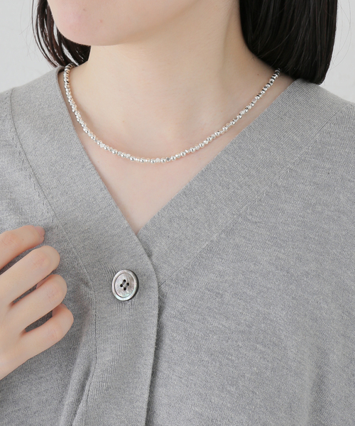 ネックレス 「quip queint/クイップ クエイント」 prism middle necklace レディースの画像