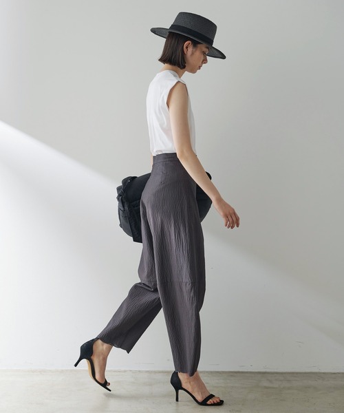 ☆新品未使用Whim Gazette

Puntovita】コンチョ細ベルト Whim Gazette（ウィム ガゼット） イージーパンツ FREE ブラック