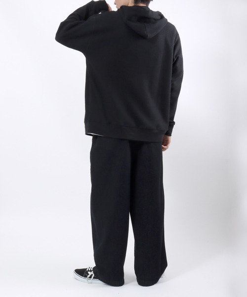Khakis 韓国　ワッフル　サーマル　ジップアップパーカー　スウェット　無地 JEMORGAN（ジェーイーモーガン） パーカー サーマルワッフルジップ