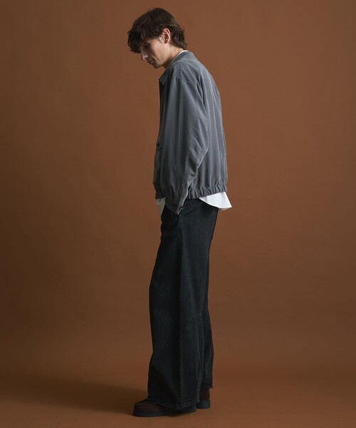 PUBLIC TOKYO フィブリルレーヨンライトブルゾン 01 PUBLIC TOKYO（パブリックトウキョウ） ブルゾン アウター フィブリル