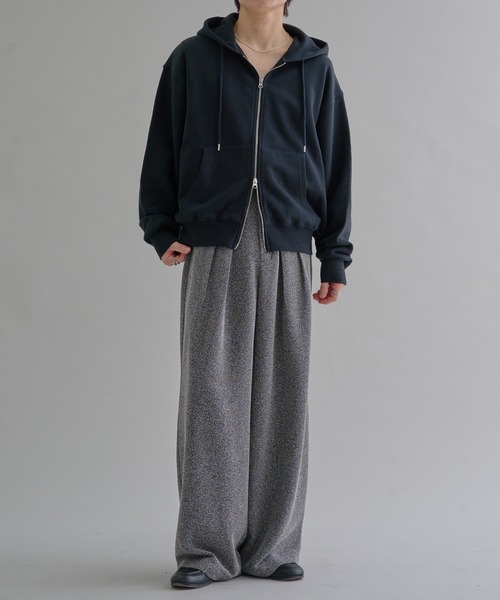 epnok パーカー ヘビーウェイトダブルジップフーディー メンズ