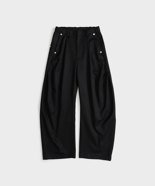 パンツ goar saba CONZ スラックス CURVE LEG TROUSERS GABA メンズ : ZOZOTOWN Yahoo!店
