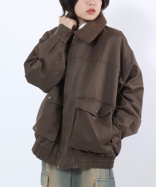 RADIALL フライトジャケット 襟ボア ブルゾン ミリタリー ワーク 裏起毛 RADIALL フライトジャケット 襟ボア ブルゾン ミリタリー ワーク 裏