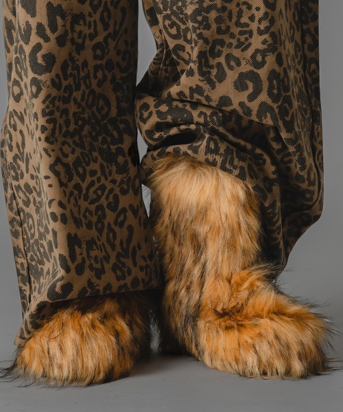 there is nothing ブーツ エコファーモンスターミドルブーツ メンズ