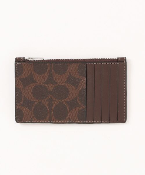 COACH（コーチ） カードケース ジップ カード ケース シグネチャー