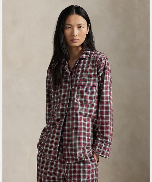 Polo by Ralph Lauren チェック柄パジャマセット XSサイズ POLO RALPH LAUREN（ポロ・ラルフローレン） パジャマ ルームウェア
