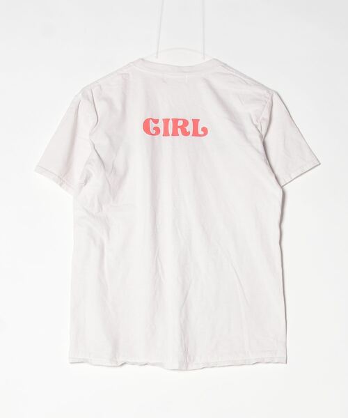 「Bonjour Girl」 半袖Tシャツ M ホワイト レディース_画像2