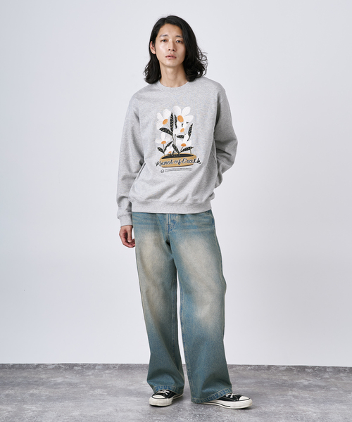 B.C STOCK（ベーセーストック） トレーナー スウェット 「PLANET OF