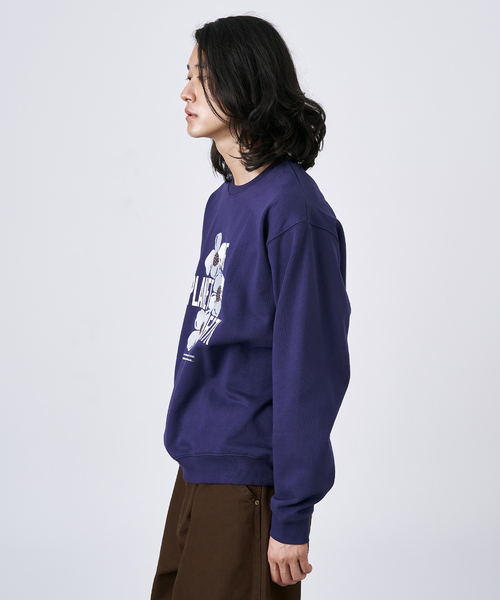 エンブロイダリーバリエーションスウェット NICE エンブロイダリー スウェット レジェンドインク｜アパレル