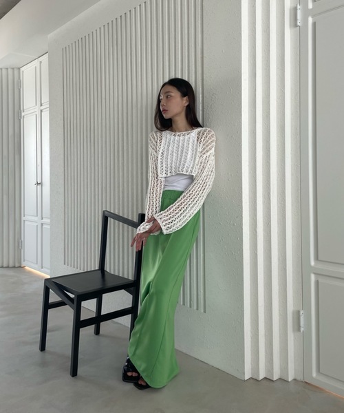 「Didot.showroom」 長袖ニット FREE ブラック レディース_画像7