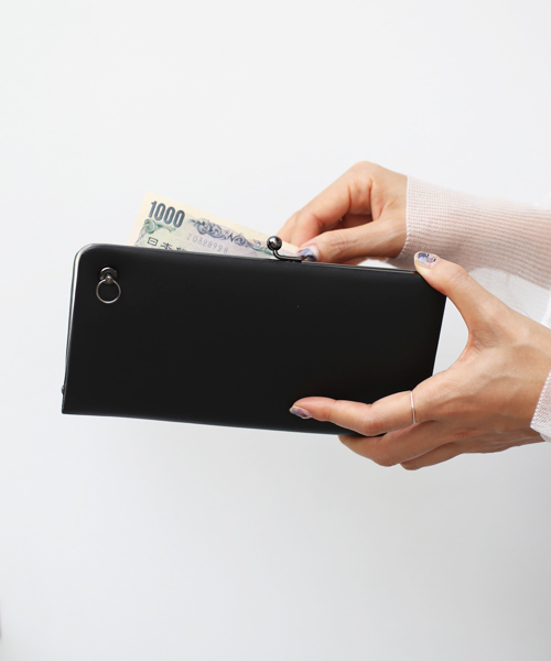 JAM HOME MADE（ジャムホームメイド） 財布 牛革 レザー がま口 ロング