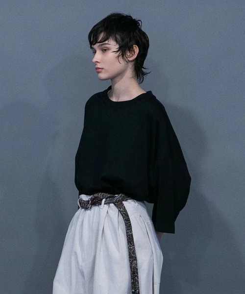 「my beautiful landlet」 半袖Tシャツ 0 モカ メンズ_画像6