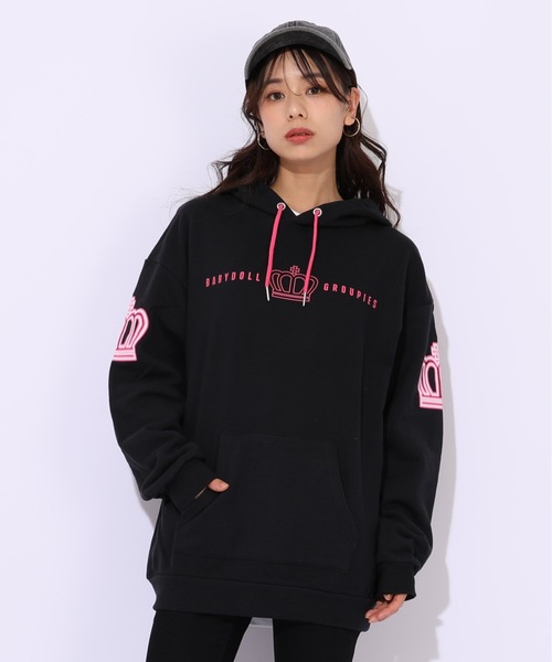 BABYDOLL（ベビードール） パーカー 親子お揃い BIGネオンクラウン