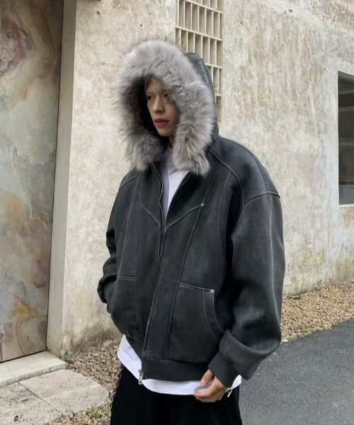 ジャケット・アウター free ノーカラーパッファーコート（ダウンジャケット/コート）｜select MOCA