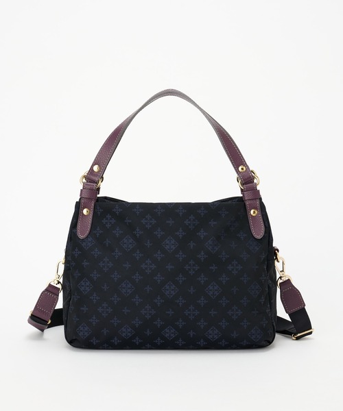 未使用 russet ラシット トートバッグ 2WAY ショルダー レザー 濃紺 russet（ラシット） トートバッグ レザー2WAYトートバッグ レディース