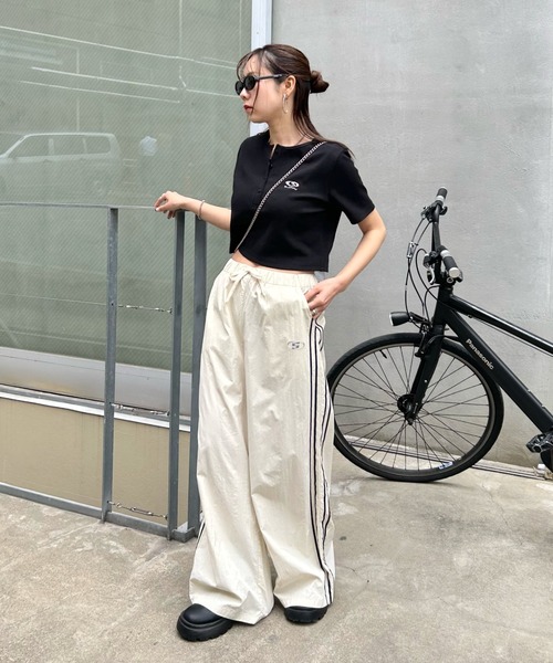 「WHO'S WHO gallery」 「sloppy」半袖Tシャツ FREE オフホワイト レディース_画像2