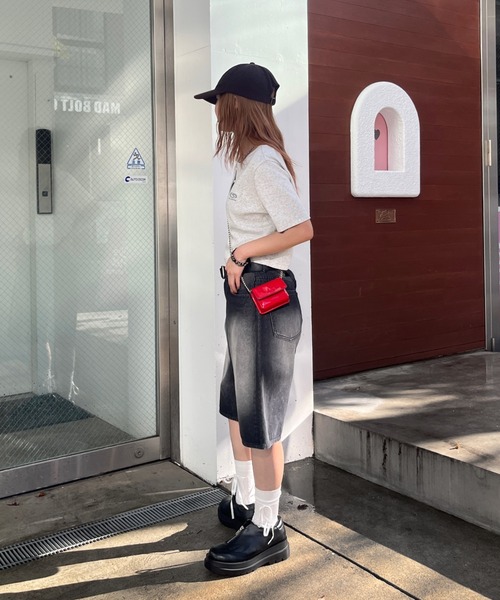 「WHO'S WHO gallery」 「sloppy」半袖Tシャツ FREE オフホワイト レディース_画像7