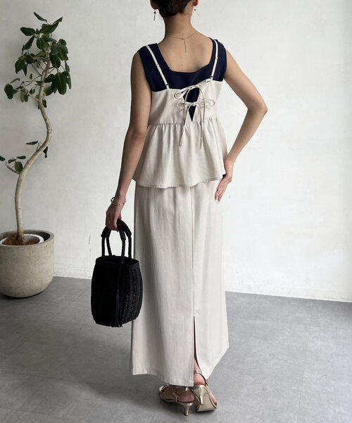 「Chez toi」 セットアップ FREE ベージュ レディース_画像7