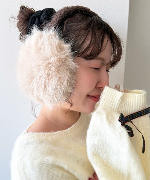 kutir（クティール） 耳当て イヤーマフ kutirlune／フェイクファー