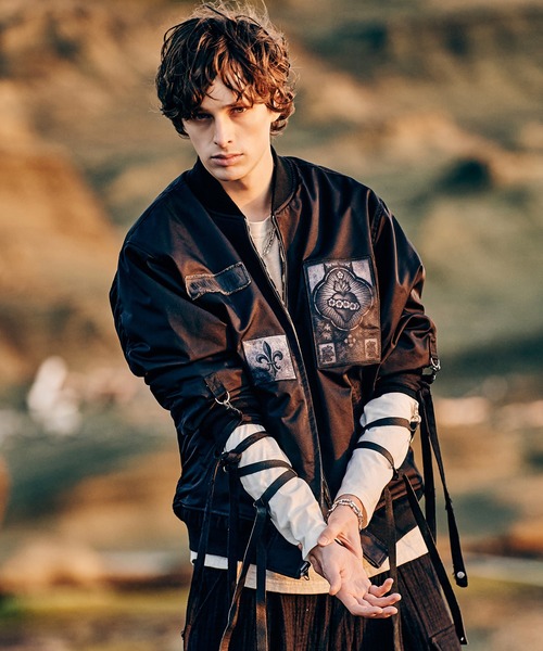 glamb（グラム） ma1 ma-1 Blow Reversible Bomber Jacket / ブロウ