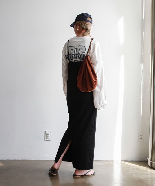 「feepur」 キャミソールワンピース MEDIUM モカ レディース_画像7