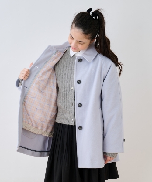 pom ponette junior（ポンポネット ジュニア） ステンカラーコート