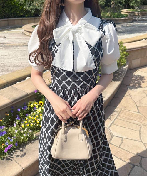 「apres jour」 キャミソールワンピース X-LARGE ピンクベージュ レディース_画像2